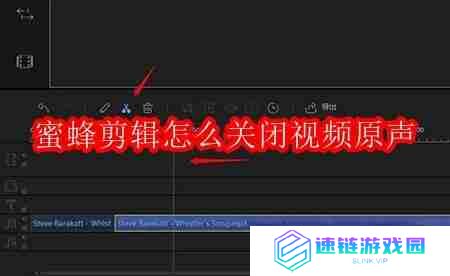 蜜蜂剪辑怎么关闭视频原声