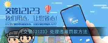 交管12123如何在线缴费-交管12123违规处理缴费步骤