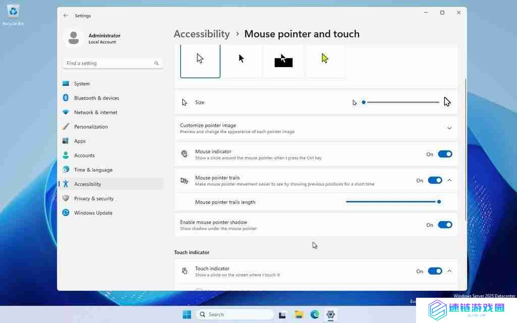微软 Windows Server 预览版迁移鼠标选项至设置：进一步淘汰控制