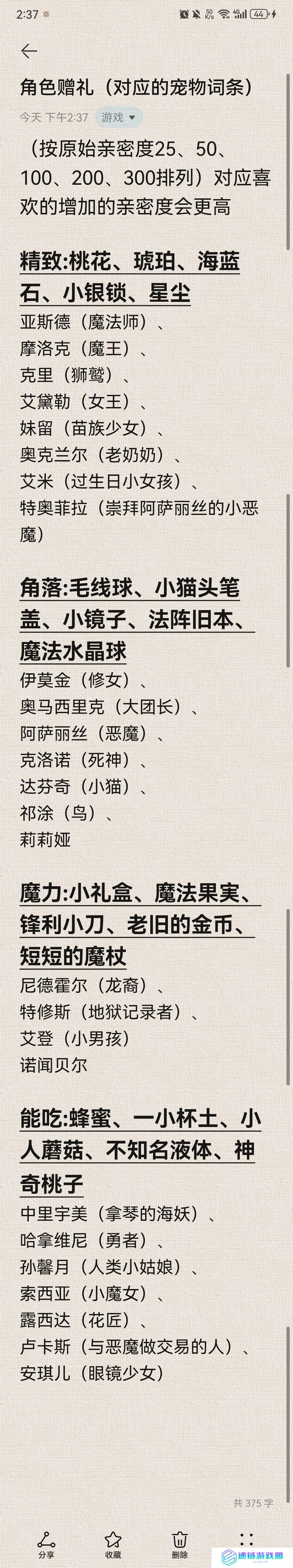 非日常邂逅故事角色好感度攻略